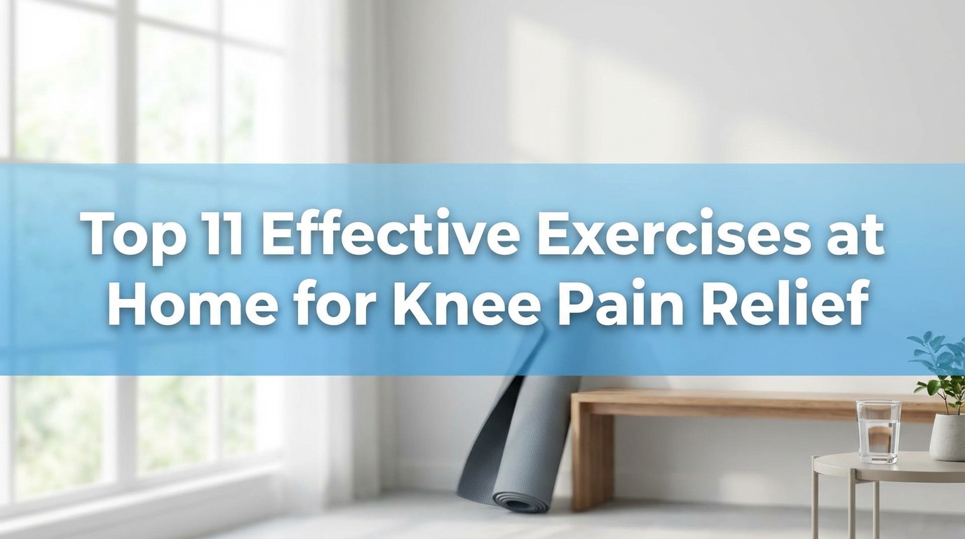 Top 11 Effective Exercises at Home for Knee Pain Relief