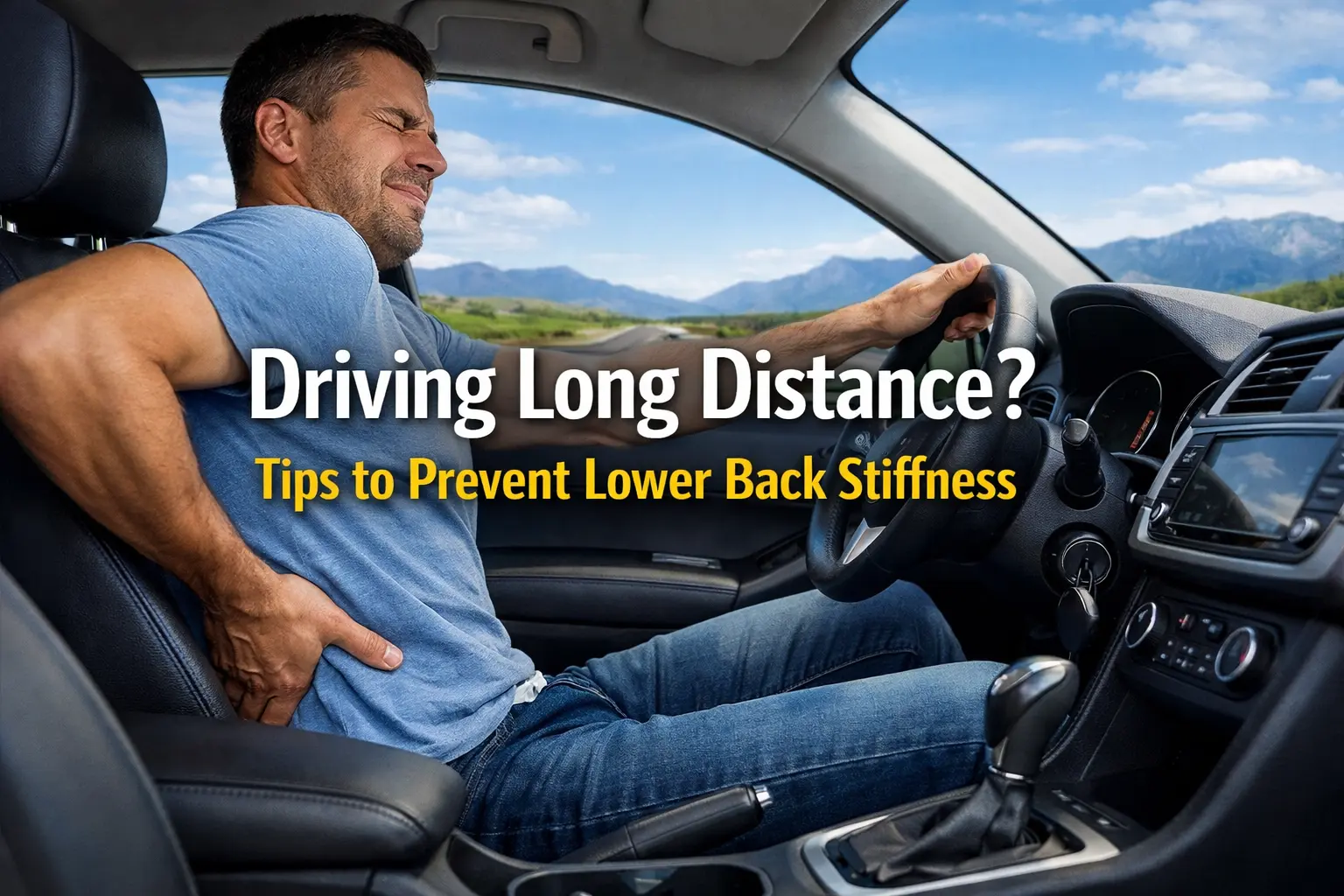 Driving Long Distance? Tips To Prevent Lower Back Stiffness