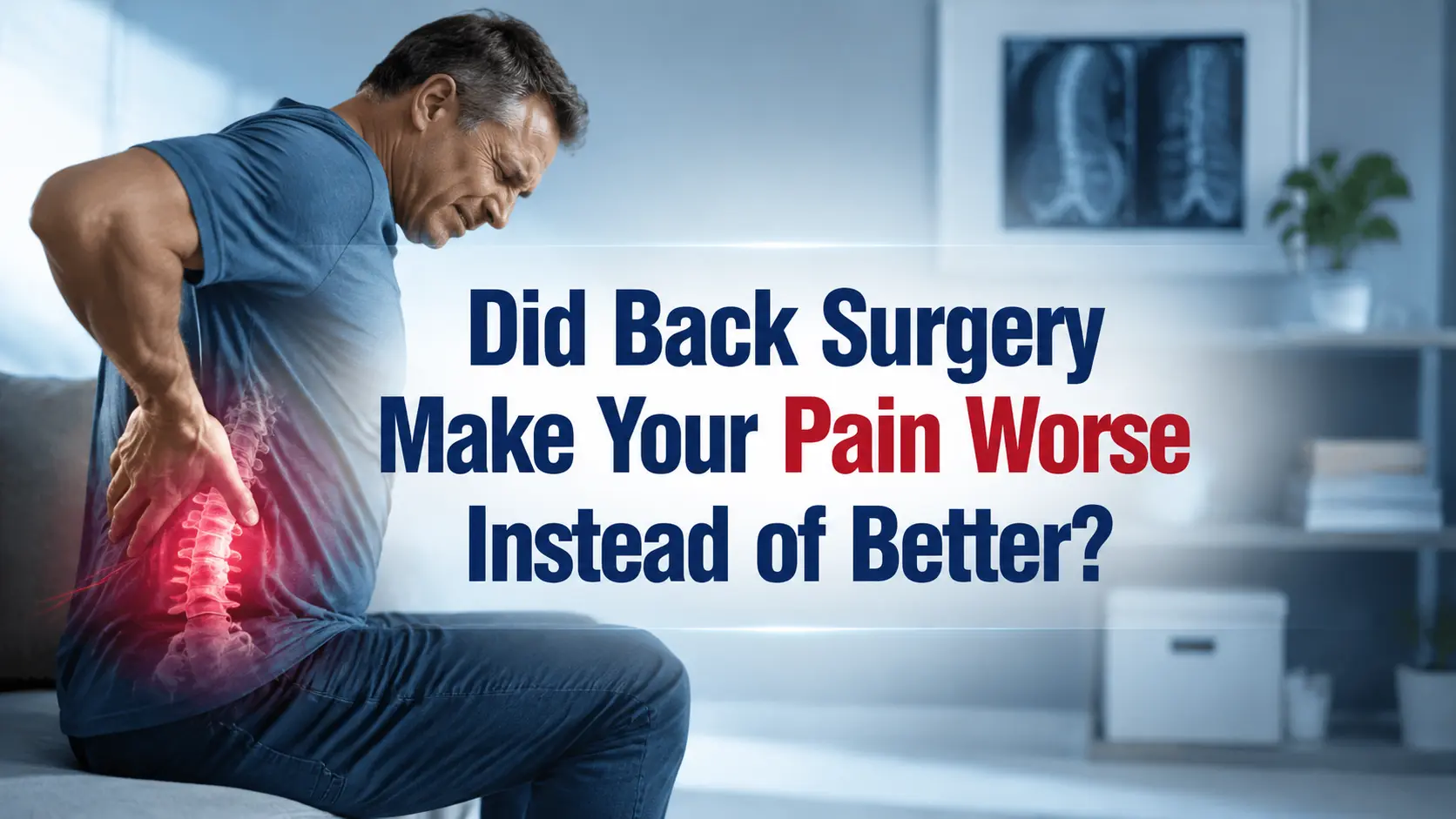Did Back Surgery Make Your Pain Worse Instead of Better?